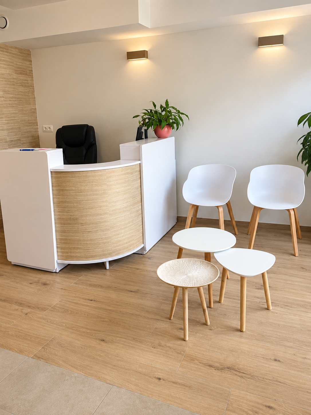 Accueil du Cabinet Dentaire Saint-Nicolas avec espace d'attente